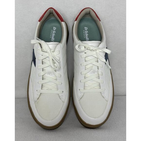 Dr. Scholl's Shoes - Dr Scholls Madison Lace Size 9.5 - White / Blue / Red - Women’s Casual